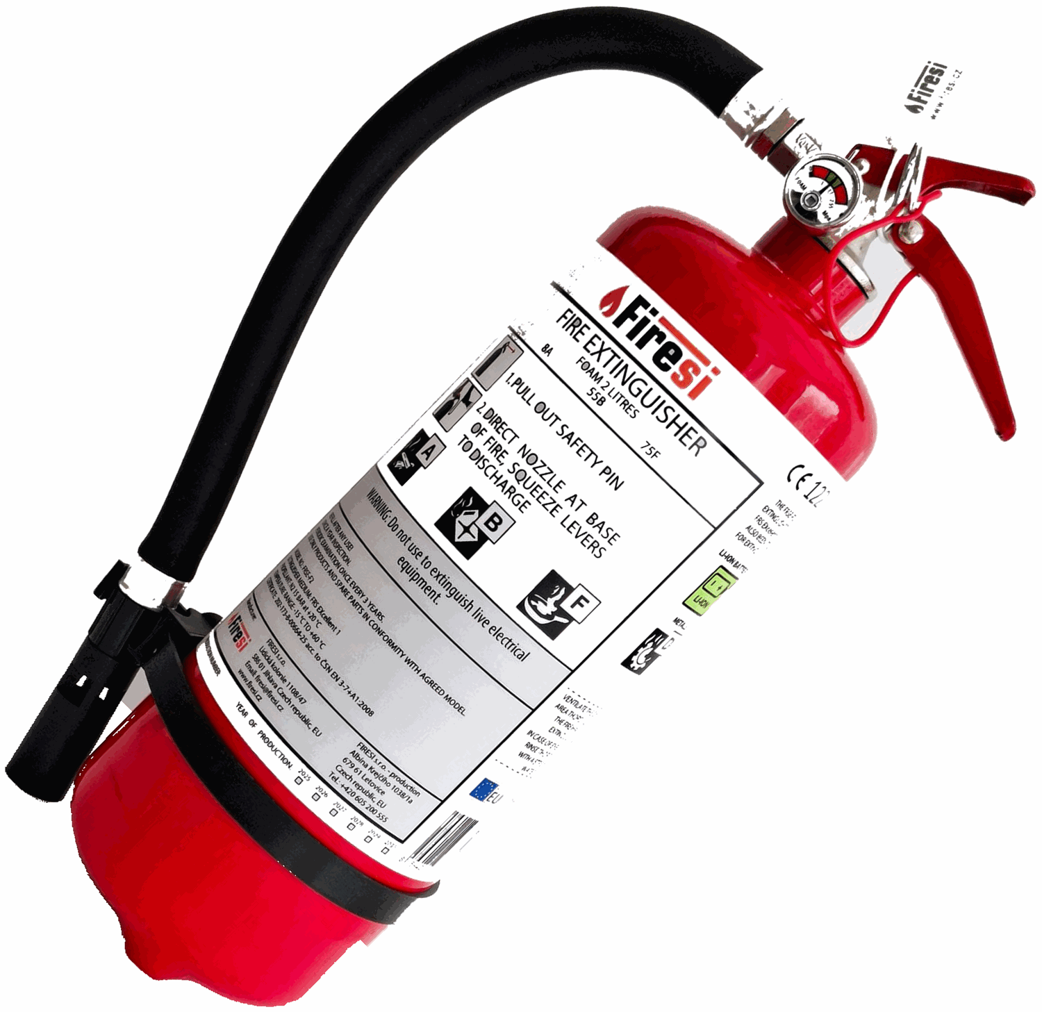 FRS Extinguisher universal foam fire extinguisher for solids, liquids, fats, metals and lithium-ion fires